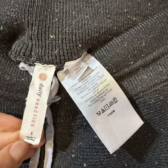Daily Practice Anthropologie Womens Knit Joggers Size Small High Waisted Pants - Picture 7 of 10